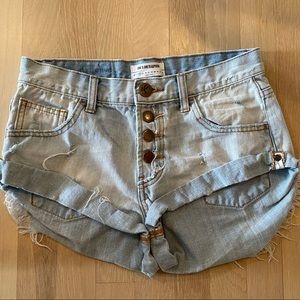 One teaspoon Jean shorts Bandits